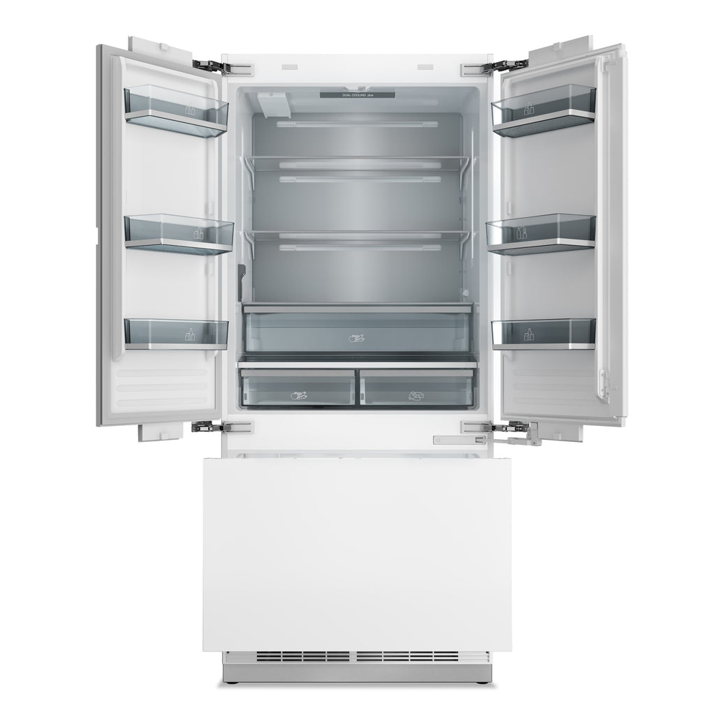 THOR Kitchen 36-inch French Door Built-in Refrigerator, Panel Ready – XRF3619BFP