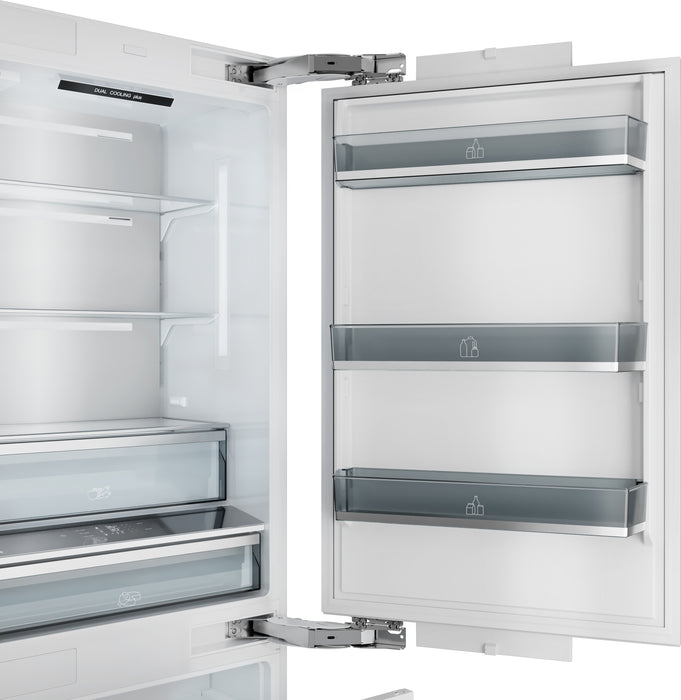 THOR Kitchen 30-inch Built-In Panel-Ready Bottom Mount Refrigerator – XRF3016BBP