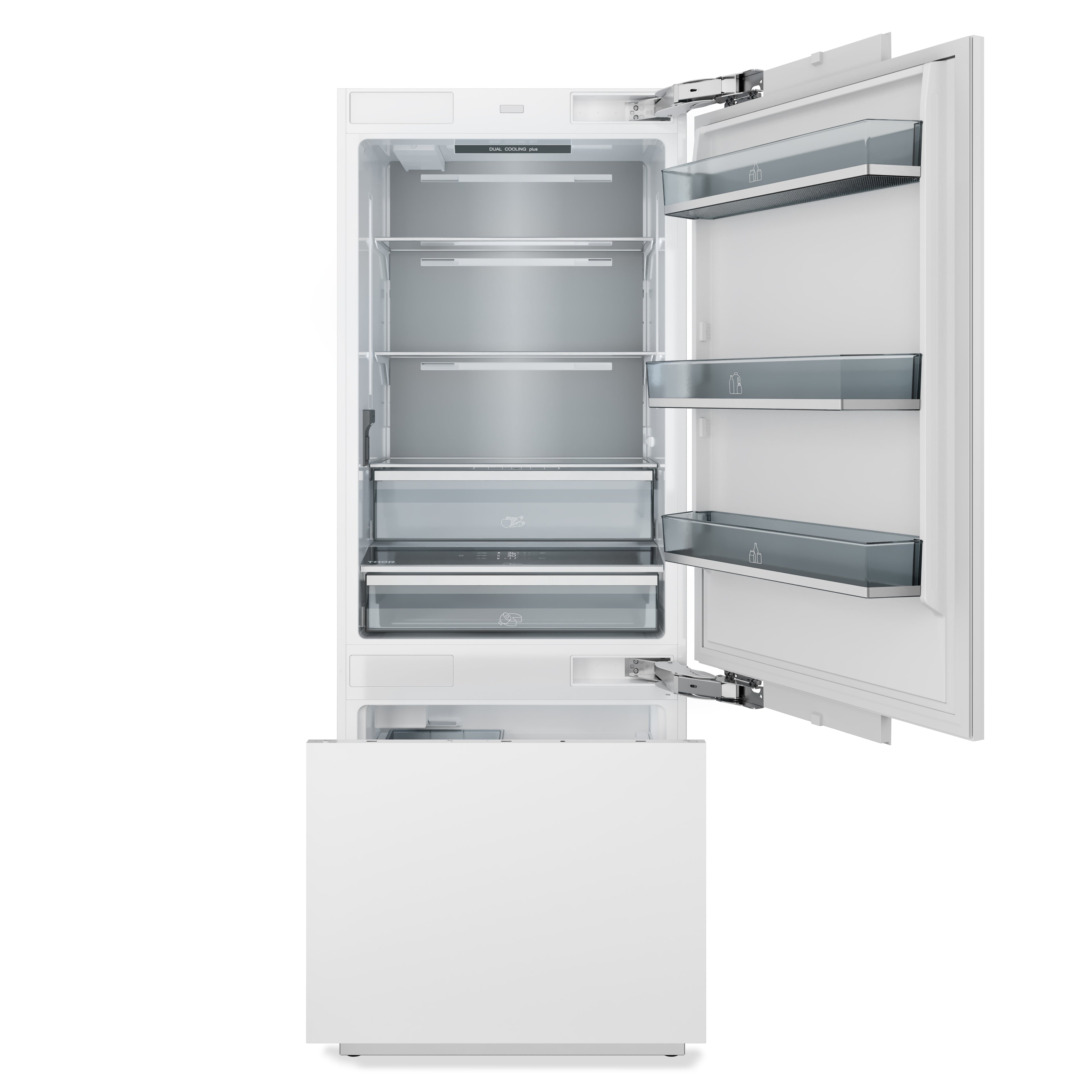 THOR Kitchen 30-inch Built-In Panel-Ready Bottom Mount Refrigerator – XRF3016BBP