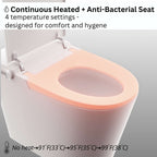FORNO ACQUA Luxurious Smart Toilet. Includes Heated Seat, Auto Flush, Auto Lid, Powerful Flush, Ideal for Powder Rooms.