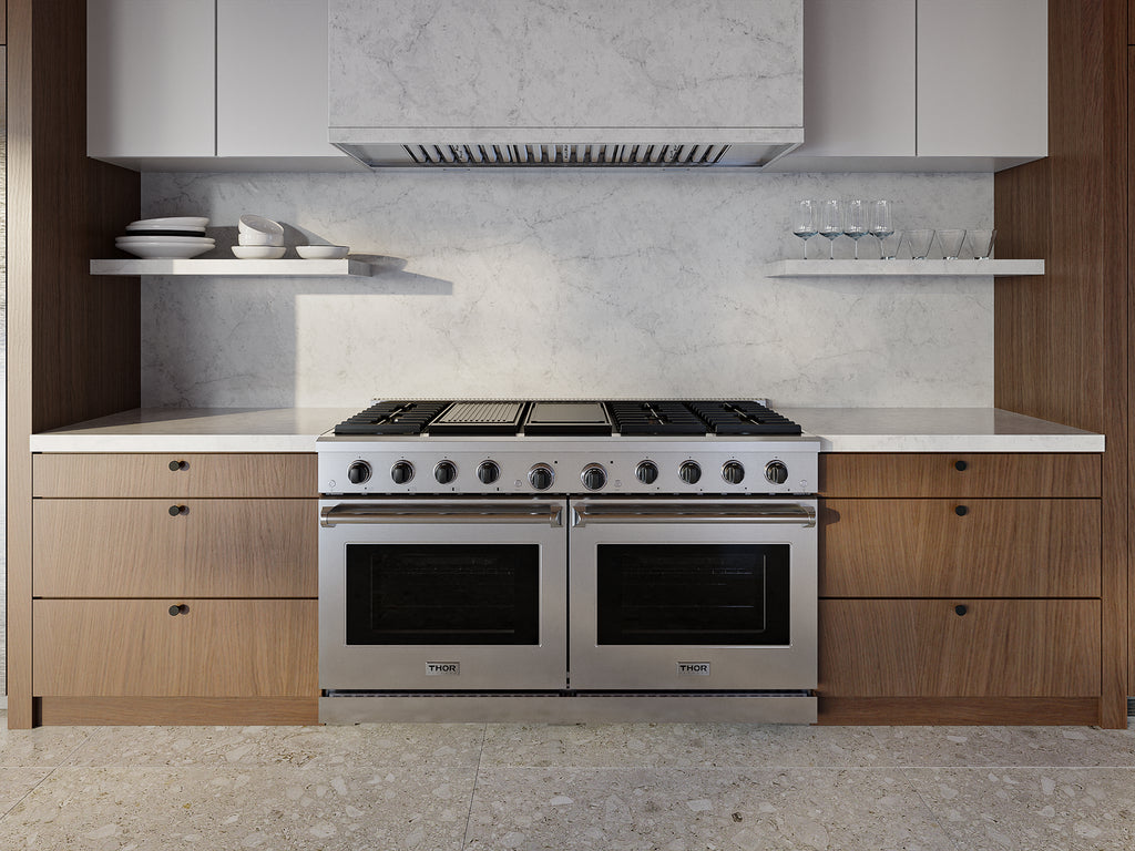 THOR Kitchen 60-Inch Gas Range – LRG60E