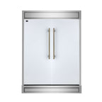 Forno Maderno 2-28-Inch Wide Convertible Refrigerator/Freezer in White, Decorative Trim, 27.2 cu.ft, 84-Inch High, ENERGY STAR Certified