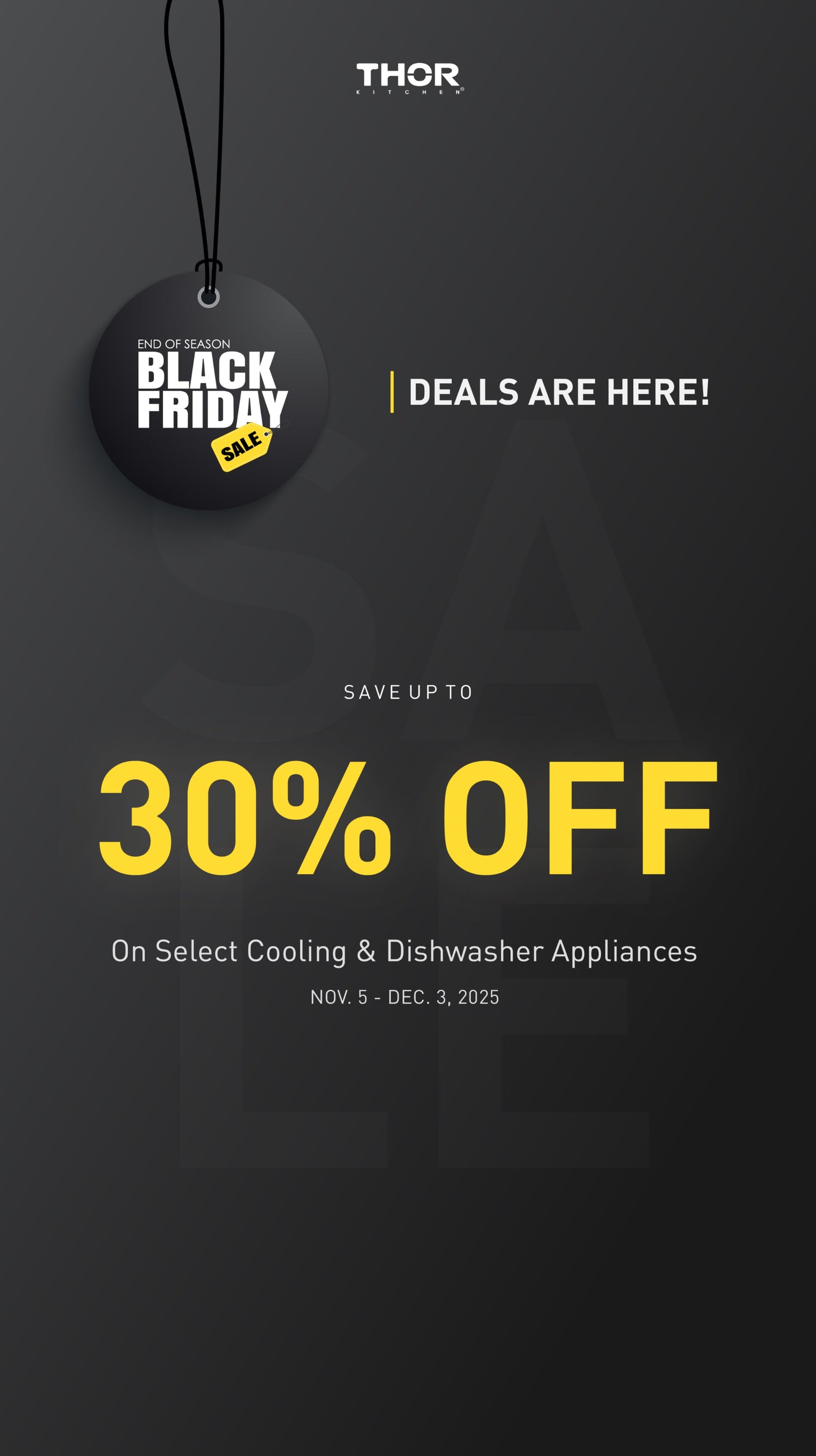 BLACK friday Deals NOW THOR Kitchen Appliances