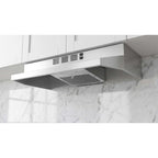 Forno Cappa 30-Inch Under Cabinet Range Hood, Stainless Steel, 200 CFM, Convertible, LED Lighting