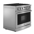 THOR KITCHEN 36-Inch Contemporary Professional Liquid Propane Range – ARG36LP