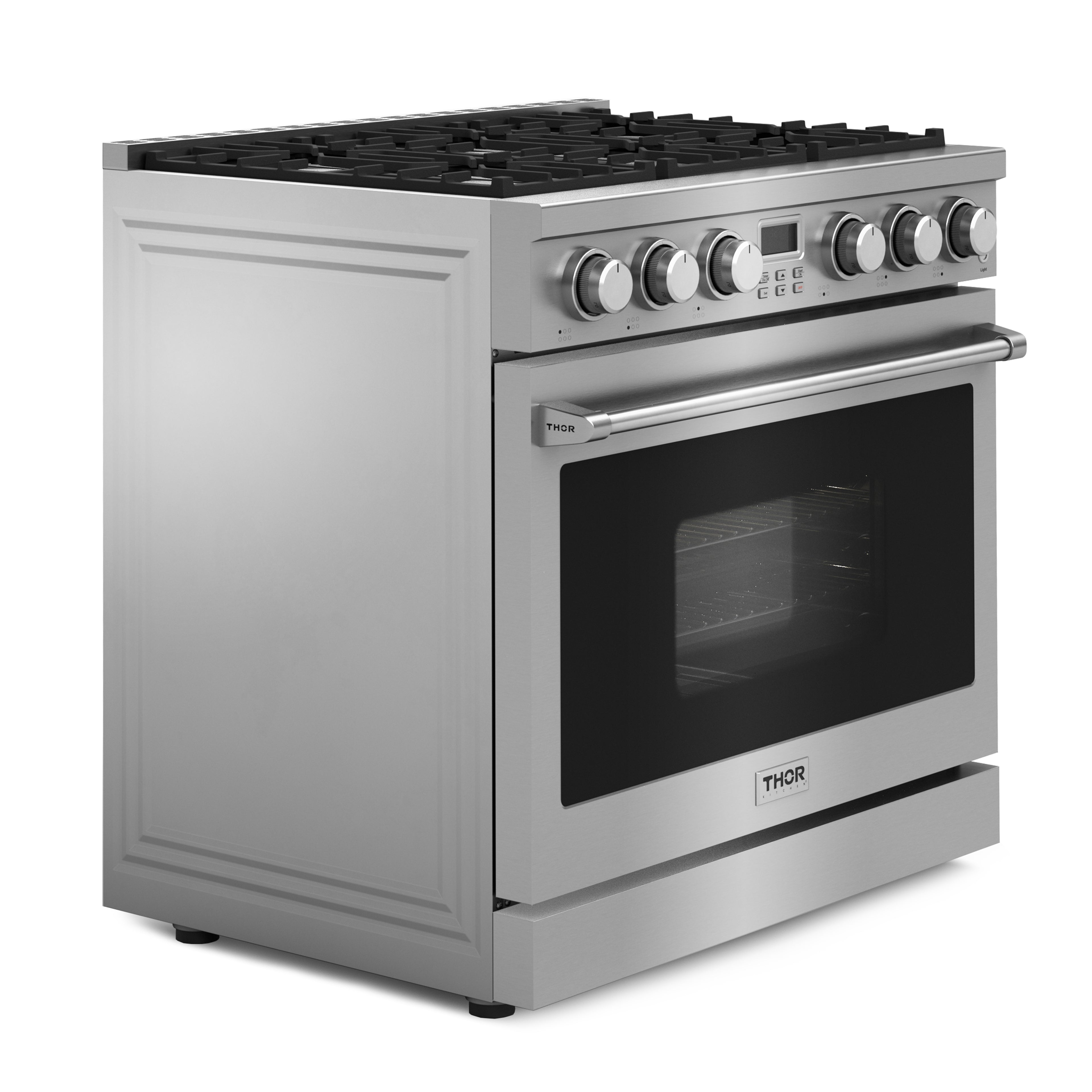 THOR KITCHEN 36-Inch Contemporary Professional Liquid Propane Range – ARG36LP