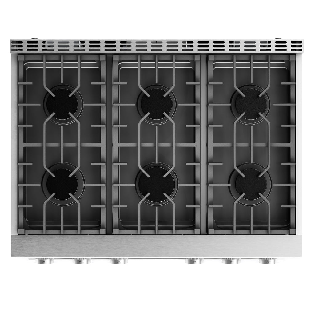 THOR KITCHEN 36-Inch Contemporary Professional Liquid Propane Range – ARG36LP