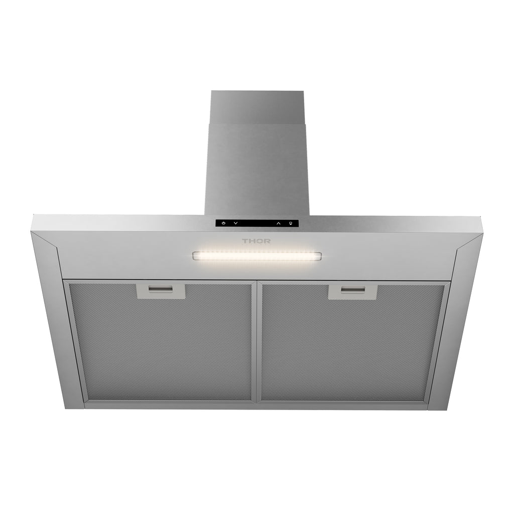 30 Inch Contemporary Wall Mount Pyramid Shape Range Hood – Model ARH30P