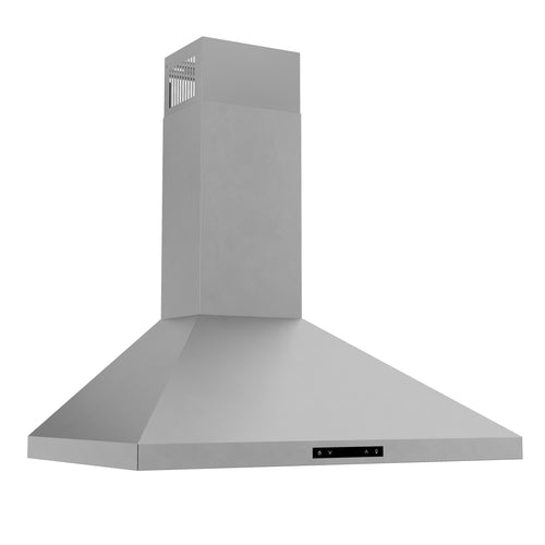 30 Inch Contemporary Wall Mount Pyramid Shape Range Hood – Model ARH30P