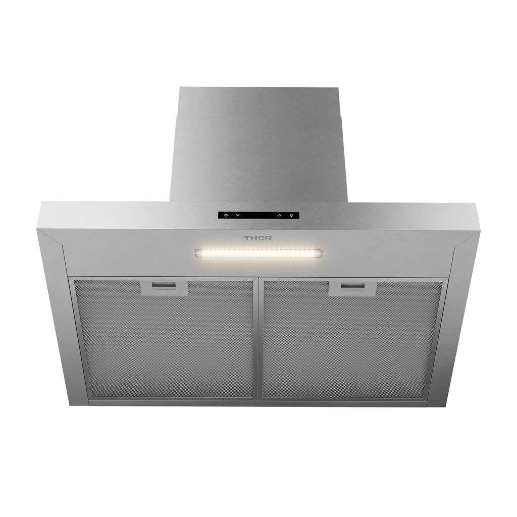 THOR Kitchen 30 Inch Contemporary Wall Mount T-Shape Range Hood – Model ARH30T