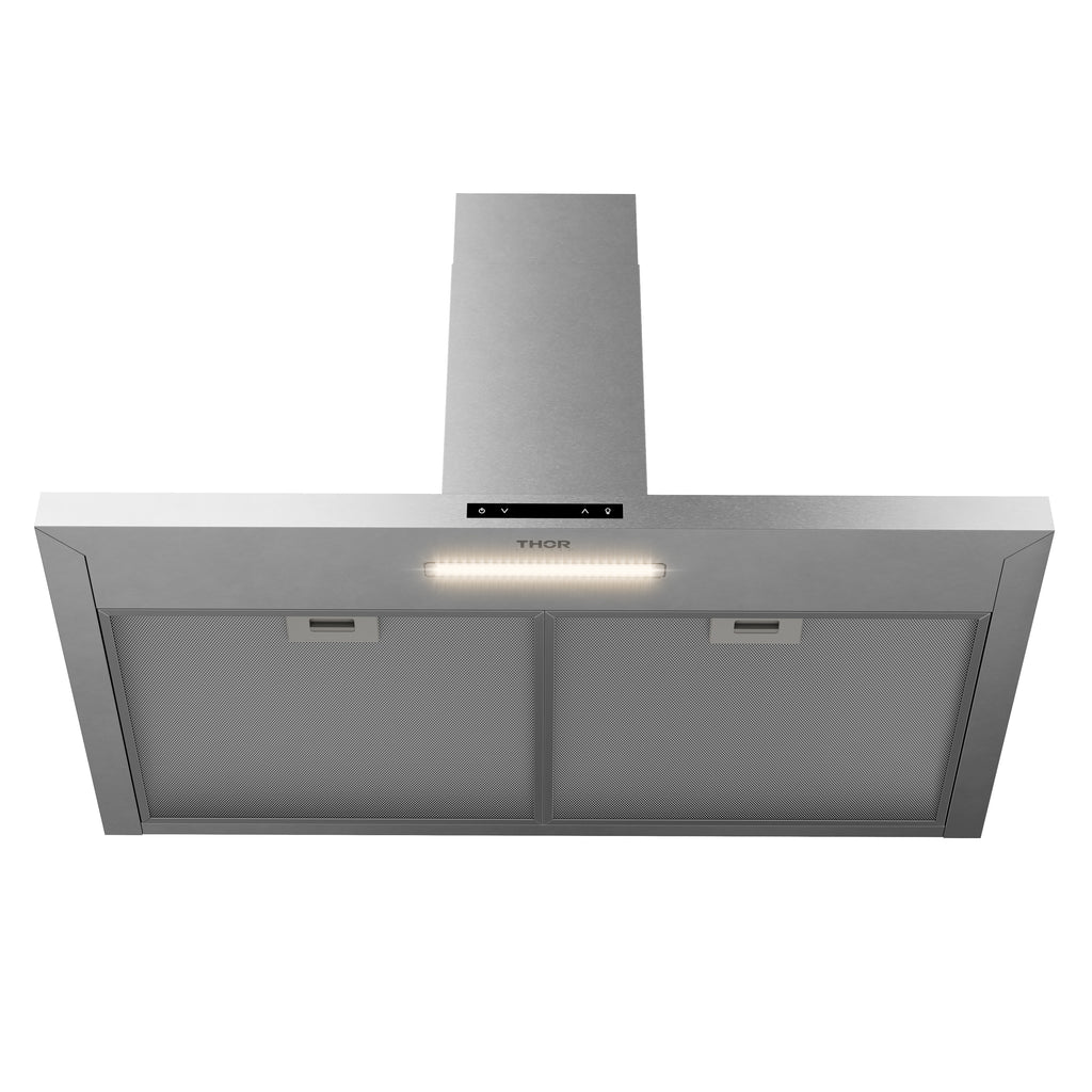 36 Inch Contemporary Wall Mount Pyramid Shape Range Hood – Model ARH36P