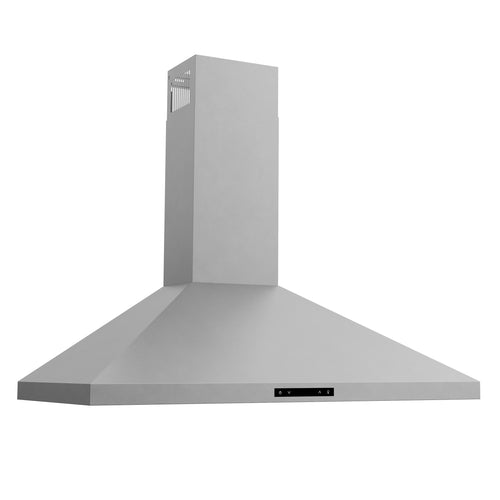 36 Inch Contemporary Wall Mount Pyramid Shape Range Hood – Model ARH36P