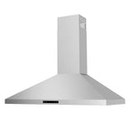 36 Inch Contemporary Wall Mount Pyramid Shape Range Hood – Model ARH36P