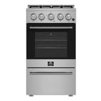 Forno Lamazze 20-Inch Freestanding Gas Range, Compact Design, Energy Efficient