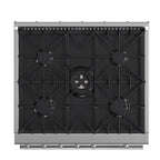 FORNO Giovanni 30-inch Gas Range Stainless Steel, 5 Burners 67,000 BTU, 4.32 cu.ft. Convection Oven