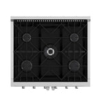 Forno Galiano 30-Inch Freestanding French Door Gas Range, 5 Burners, Convection Oven, Energy Efficient