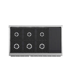 FORNO Premium 2-Piece Kitchen Bundle - Galiano 48" Gas Range Stainless Steel Range, Rizzuto 60" W. Dual Combo Convertible Refrigerator.