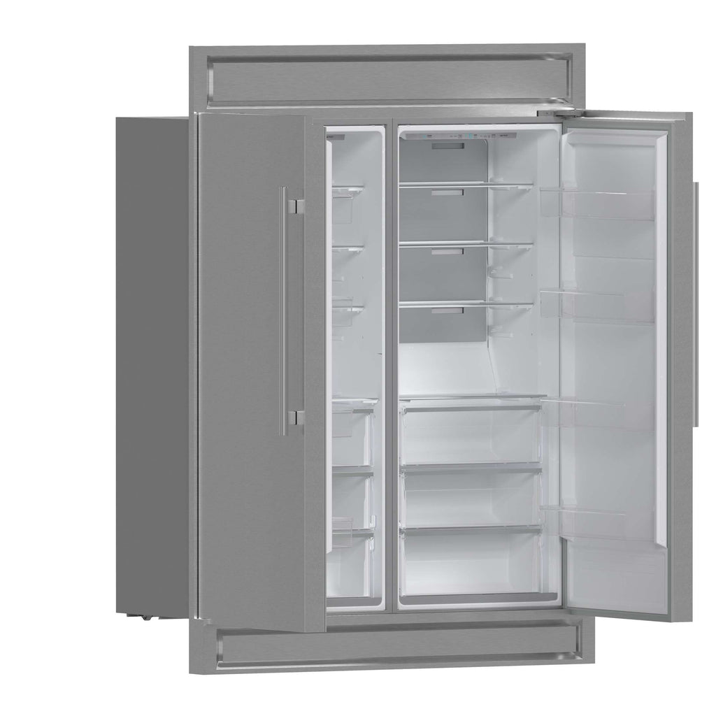 Forno Maderno 2-28-Inch Wide Convertible Refrigerator/Freezer, Decorative Trim, 27.2 cu.ft, 84-Inch High, ENERGY STAR Certified