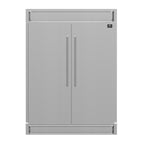 Forno Maderno 2-28-Inch Wide Convertible Refrigerator/Freezer, Decorative Trim, 27.2 cu.ft, 84-Inch High, ENERGY STAR Certified