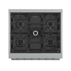 Forno Massimo 30-Inch Freestanding Gas Range, 5 Burners, True Convection Oven