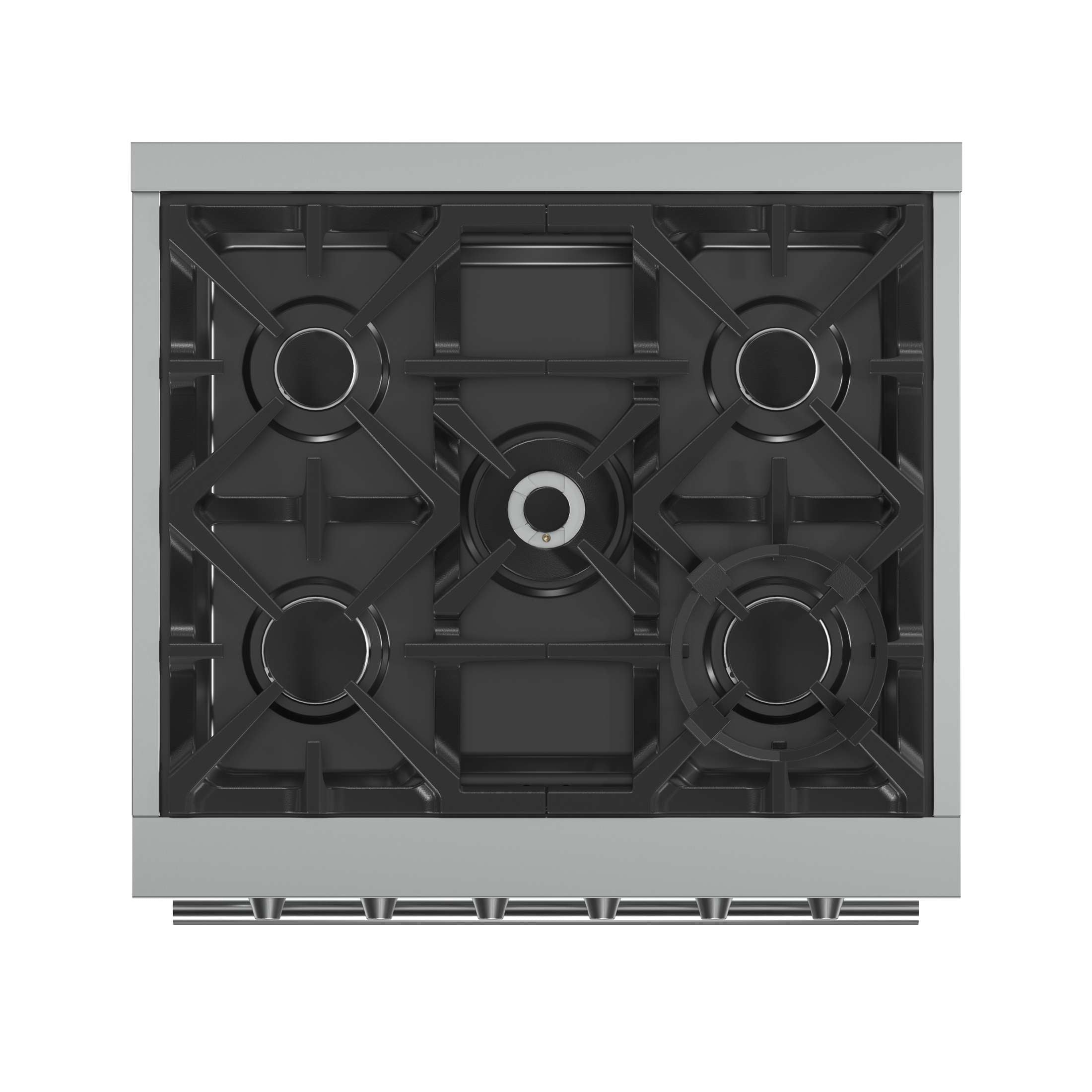 Forno Massimo 30-Inch Freestanding Gas Range, 5 Burners, True Convection Oven