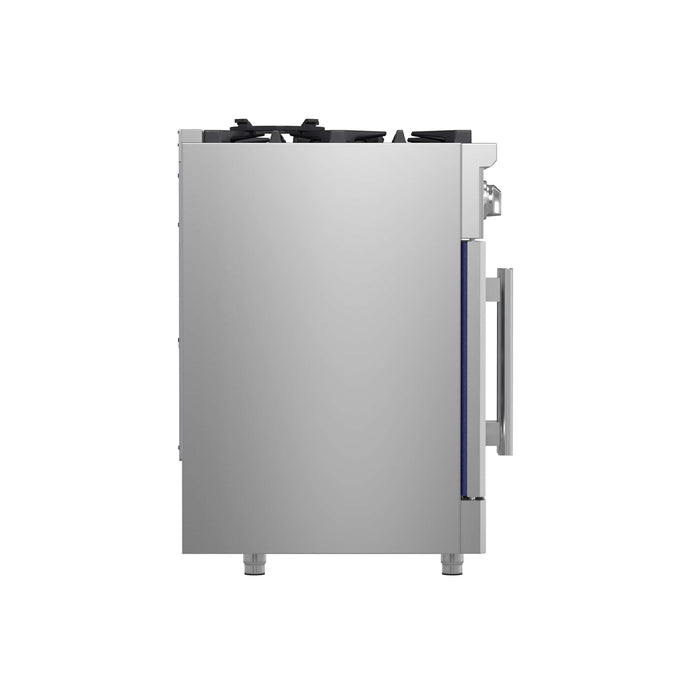 Forno Massimo 30-Inch Freestanding French Door Gas Range, 4 Burners, Convection Oven, Energy Efficient