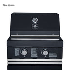 Forno All’Aperto 99,600 BTU Outdoor Kitchen, 5 Burners, Infrared Burners, Side Burner, Black Sintered Stone Countertops, Gas Pizza Oven, Sink Module, Bar & Beverage Center