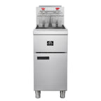 Forno Commerciale Natural Gas Deep Fryer, 4 Burners 120,000 BTU, 50 lbs Oil Capacity