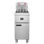 Forno Commerciale Natural Gas Deep Fryer, 4 Burners 120,000 BTU, 50 lbs Oil Capacity