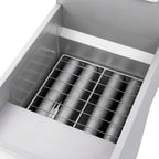 Forno Commerciale Natural Gas Deep Fryer, 4 Burners 120,000 BTU, 50 lbs Oil Capacity