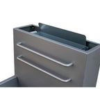 Forno Commerciale Natural Gas Deep Fryer, 3 Burners 90,000 BTU, 40 lbs, Millivolt Control