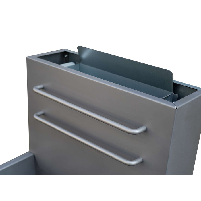 FORNO Commerciale Natural Gas Deep Fryer, 3 Burners 90,000 BTU, 40 lbs, Millivolt Control