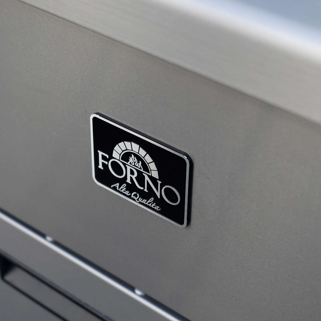 Forno Commerciale Natural Gas Deep Fryer, 3 Burners 90,000 BTU, 40 lbs, Millivolt Control