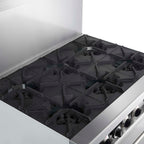 Forno Commerciale 36 Inch Gas Range with 6 Burners