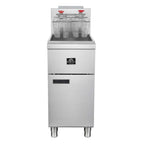 Forno Commerciale Natural Gas Deep Fryer, 3 Burners 90,000 BTU, 40 lbs, Millivolt Control