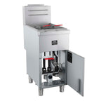 Forno Commerciale Natural Gas Deep Fryer, 3 Burners 90,000 BTU, 40 lbs, Millivolt Control
