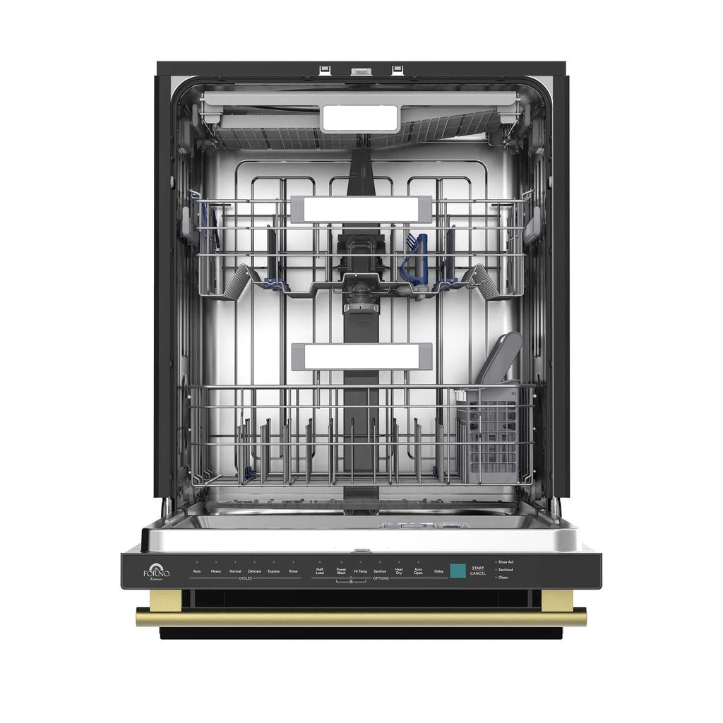 Stella 24 in. Built-in Dishwasher in Black, Tall Tub, Top Touch Control, Fingerprint-Resistant Stainless Steel Dishwasher, Black, Quiet 44 dBA, Soil-Sensing Capable, NSF & ENERGY STAR