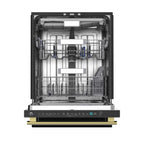 Stella 24 in. Built-in Dishwasher in Black, Tall Tub, Top Touch Control, Fingerprint-Resistant Stainless Steel Dishwasher, Black, Quiet 44 dBA, Soil-Sensing Capable, NSF & ENERGY STAR