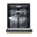 Stella 24 in. Built-in Dishwasher in Black, Tall Tub, Top Touch Control, Fingerprint-Resistant Stainless Steel Dishwasher, Black, Quiet 44 dBA, Soil-Sensing Capable, NSF & ENERGY STAR