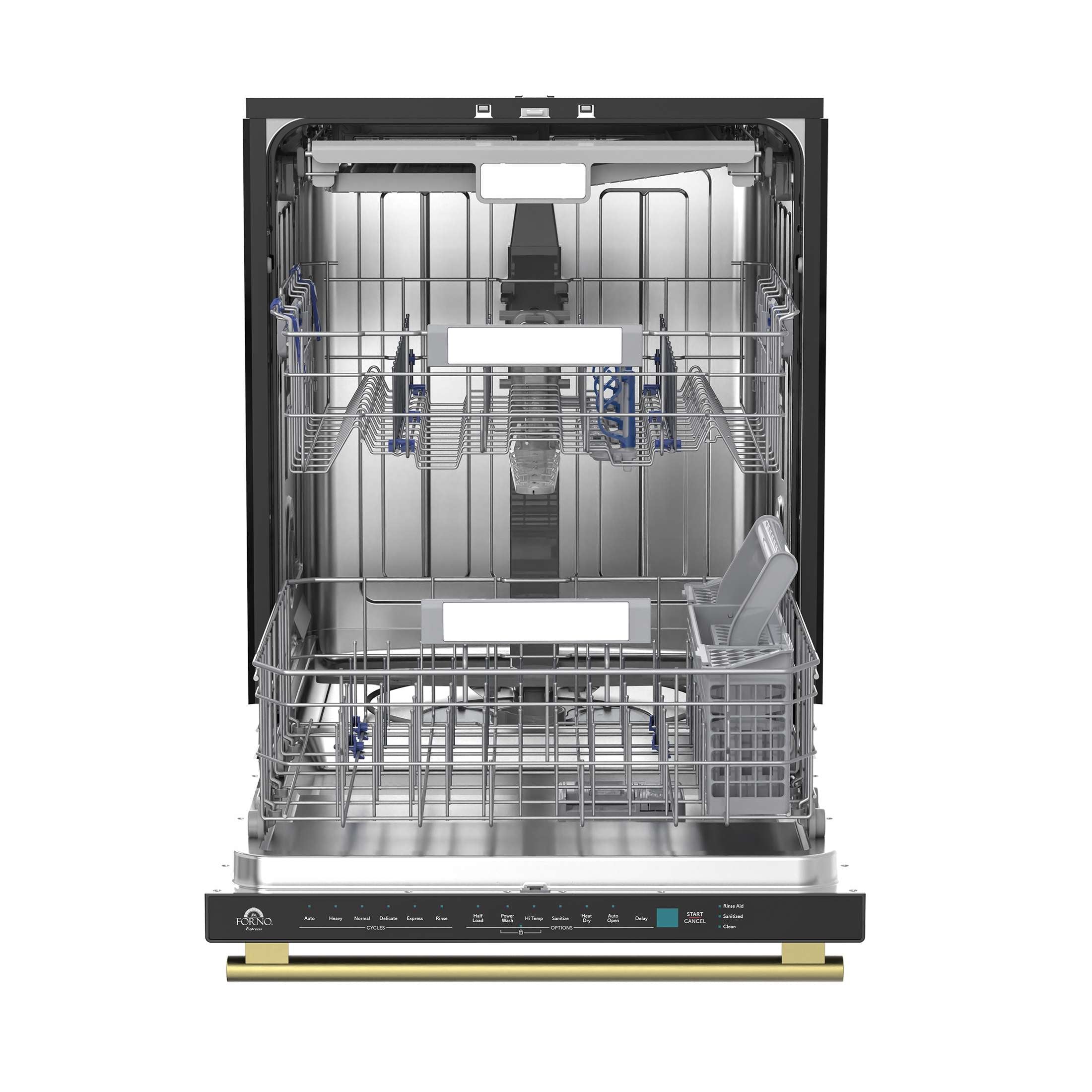Stella 24 in. Built-in Dishwasher in Black, Tall Tub, Top Touch Control, Fingerprint-Resistant Stainless Steel Dishwasher, Black, Quiet 44 dBA, Soil-Sensing Capable, NSF & ENERGY STAR