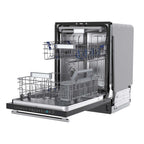 Stella 24 in. Built-in Dishwasher in Black, Tall Tub, Top Touch Control, Fingerprint-Resistant Stainless Steel Dishwasher, Black, Quiet 44 dBA, Soil-Sensing Capable, NSF & ENERGY STAR