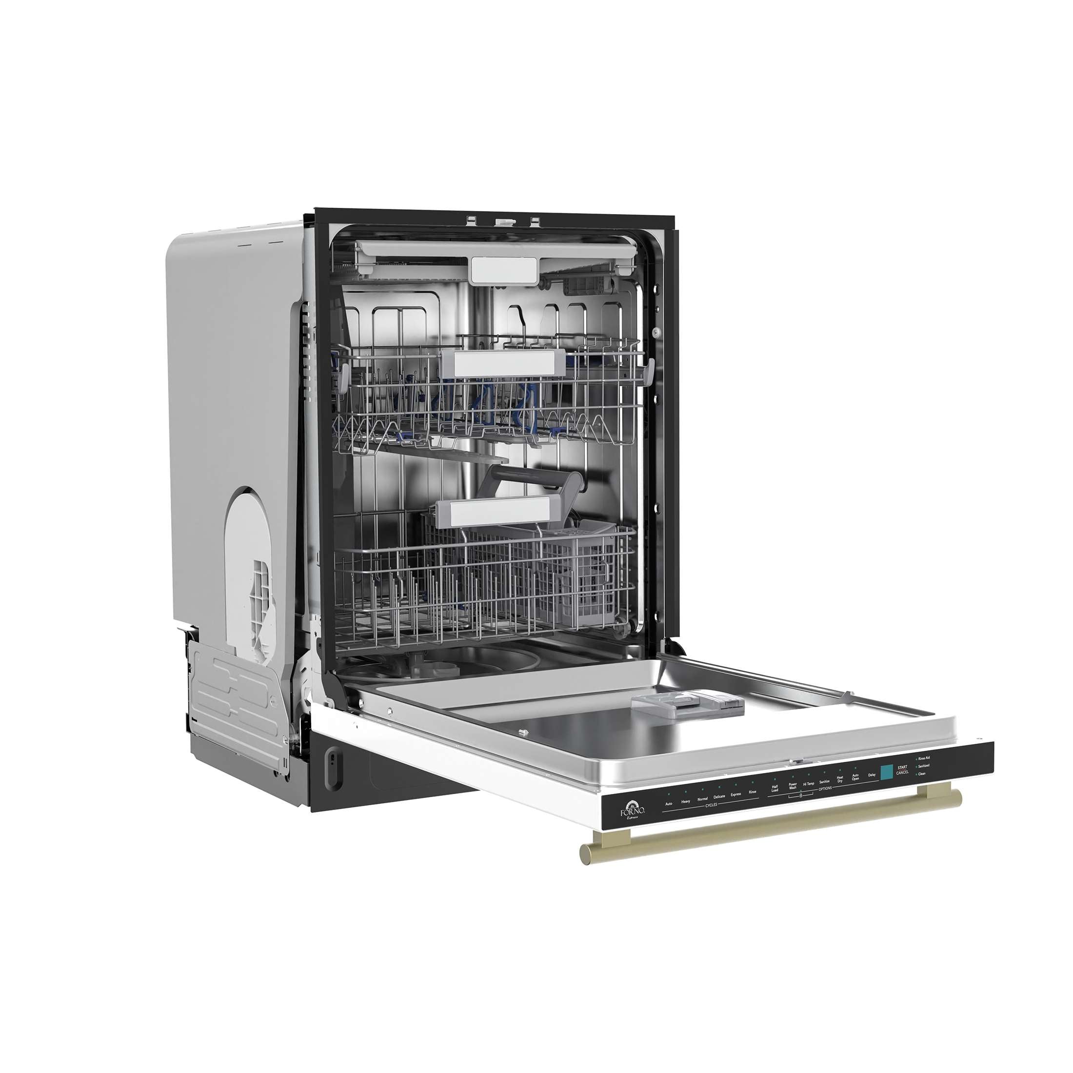 Stella 24 in. Built-in Dishwasher in White, Tall Tub, Top Touch Control, Fingerprint-Resistant Stainless Steel Dishwasher, Quiet 44 dBA, Soil-Sensing Capable, NSF & ENERGY STAR