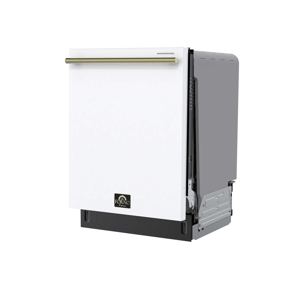 Stella 24 in. Built-in Dishwasher in White, Tall Tub, Top Touch Control, Fingerprint-Resistant Stainless Steel Dishwasher, Quiet 44 dBA, Soil-Sensing Capable, NSF & ENERGY STAR