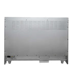 Forno Galiano 48-inch French Door Dual Fuel Range, Black & Antique Brass Design, 8 Sealed Burners - 107,000 BTU, Griddle, 6.58 cu.ft. Double Ovens