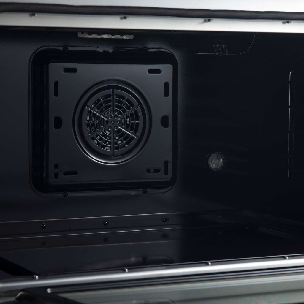 Forno Marco 36-Inch Dual Fuel Range, Stainless Steel, 6 Burners, 67,000 BTU, True Convection Oven, Energy Efficient