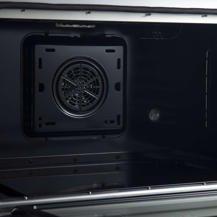 Forno Marco 36-Inch Dual Fuel Range, Stainless Steel, 6 Burners, 67,000 BTU, True Convection Oven, Energy Efficient