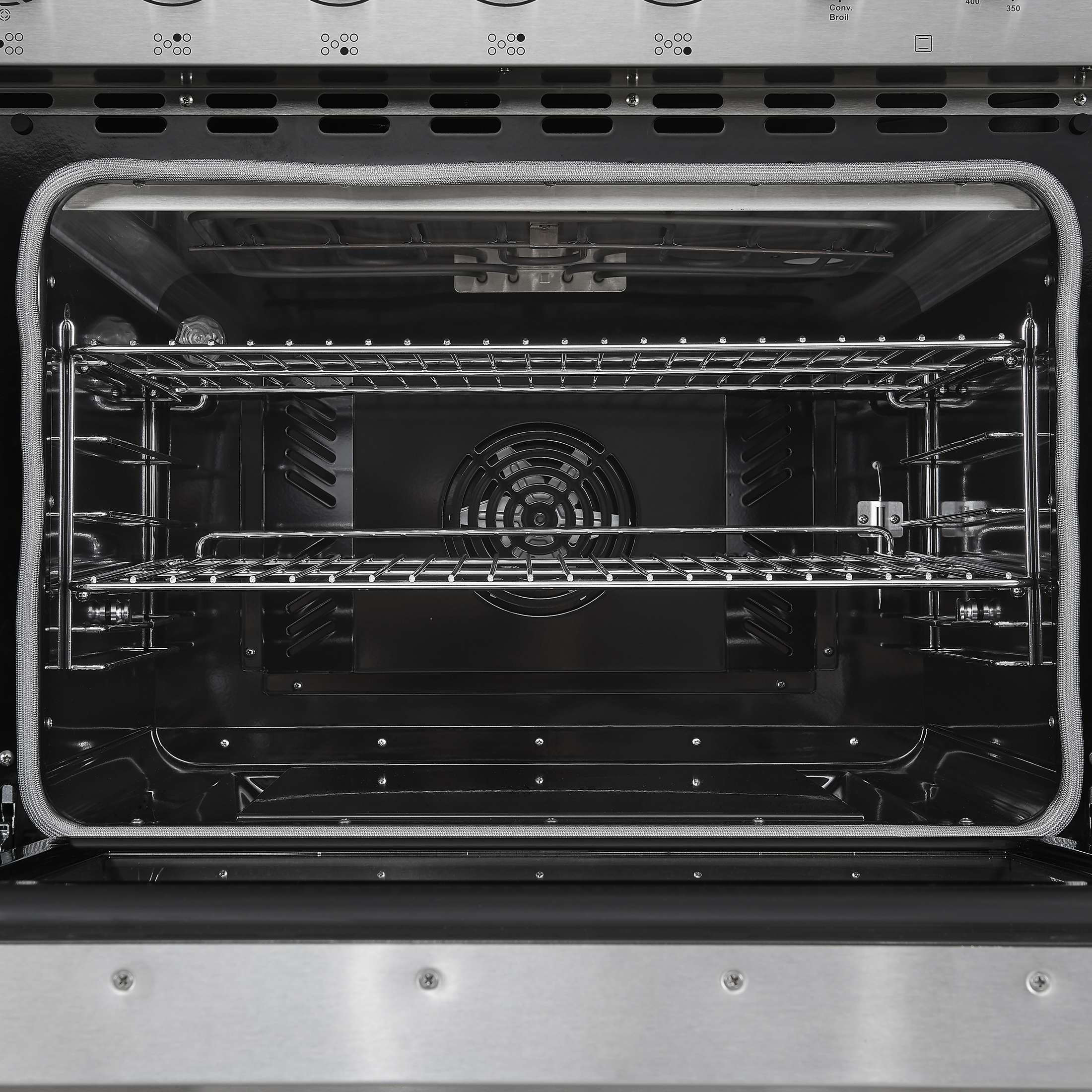 Forno Paolo 48 Inch Freestanding Electric Range, Stainless Steel, 6.7 cu.ft, True Convection Oven, Energy Efficient