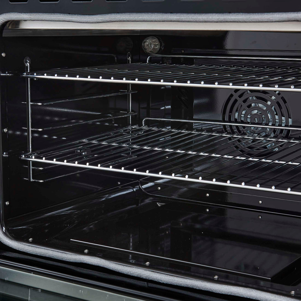 Forno Paolo 48 Inch Freestanding Electric Range, Stainless Steel, 6.7 cu.ft, True Convection Oven, Energy Efficient