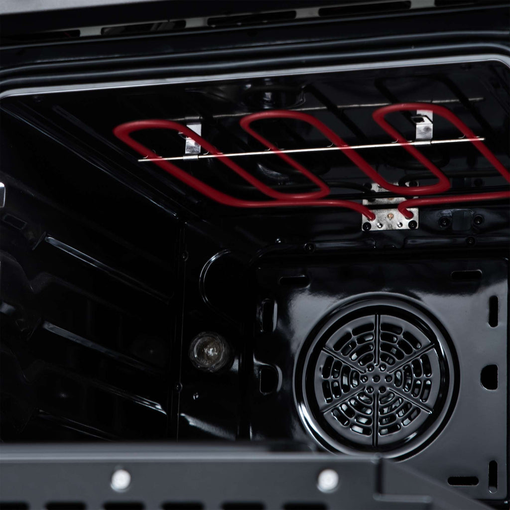 Forno Loiano 24 Inch Freestanding Electric Range in Black