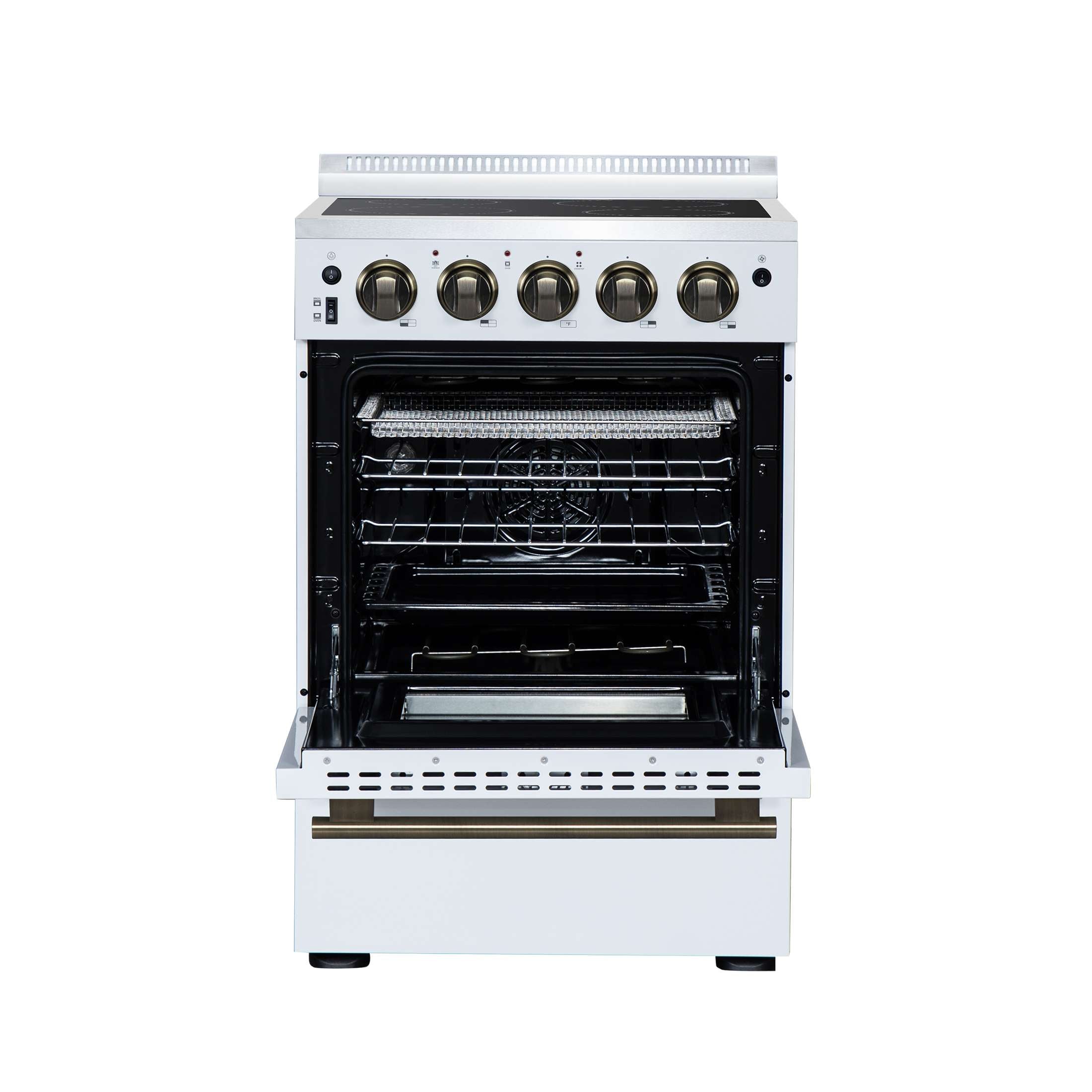 Forno Loiano 24 Inch Freestanding Electric Range in White